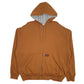 Mens Brown Dickies  Full Zip Jumper