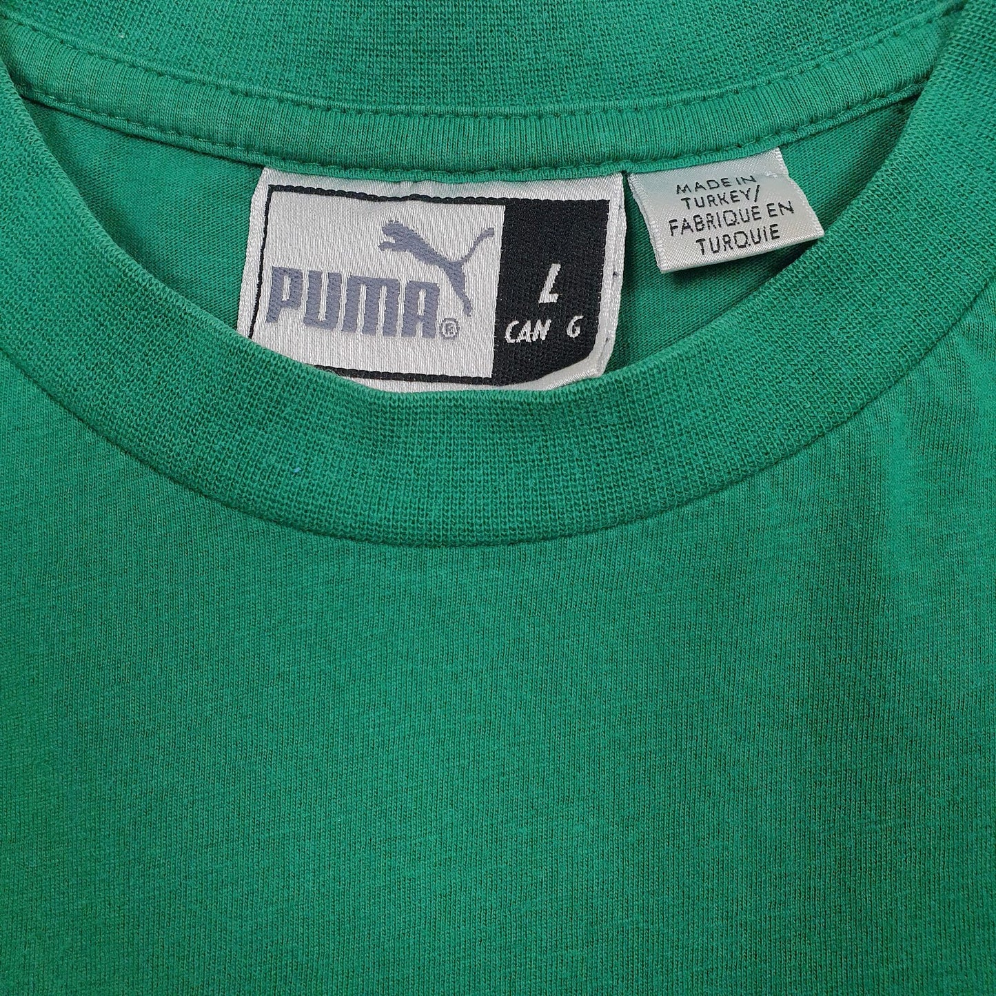 Mens Green Puma Vintage  Federation Camerounaise De Football  T Shirt