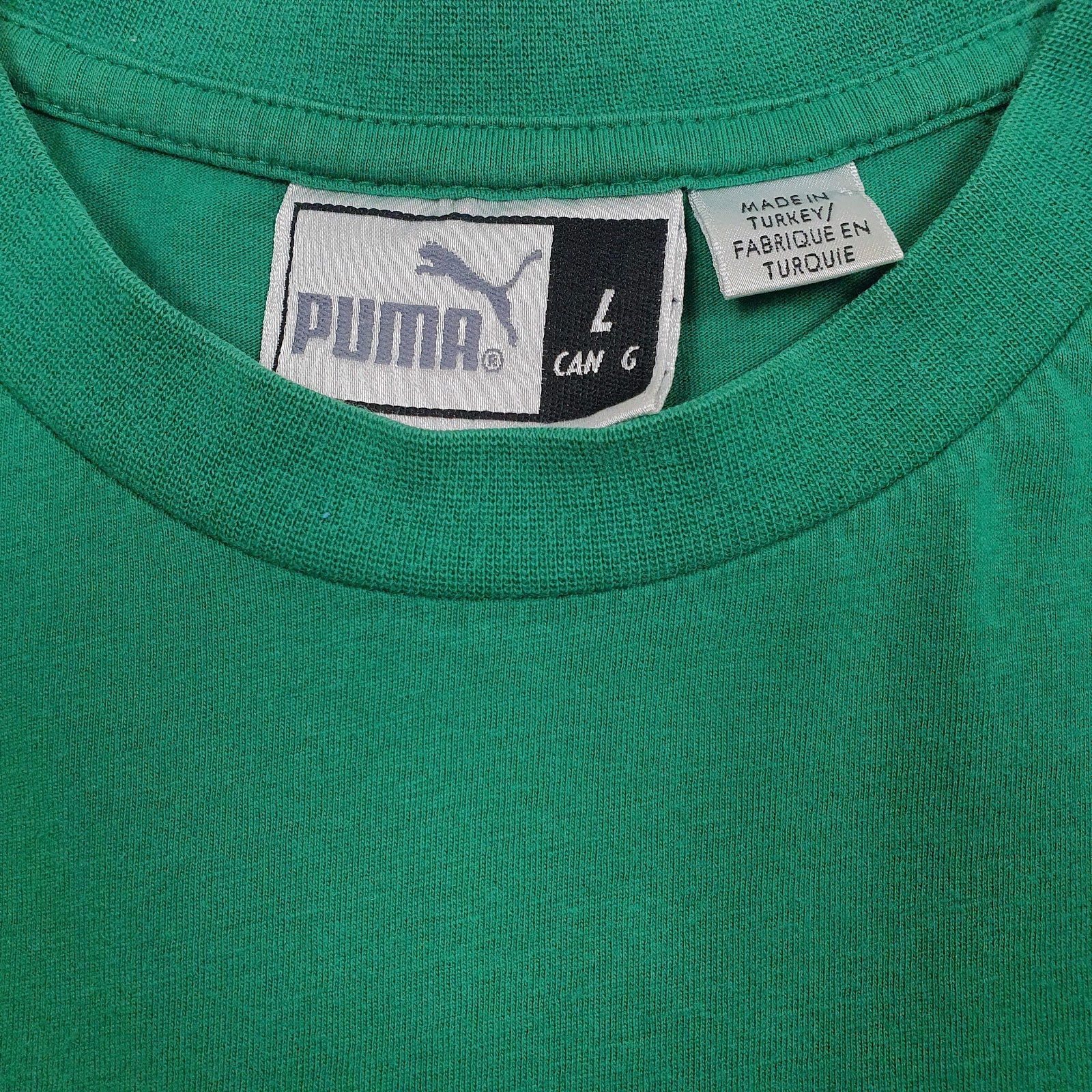 Mens Green Puma Vintage  Federation Camerounaise De Football  T Shirt