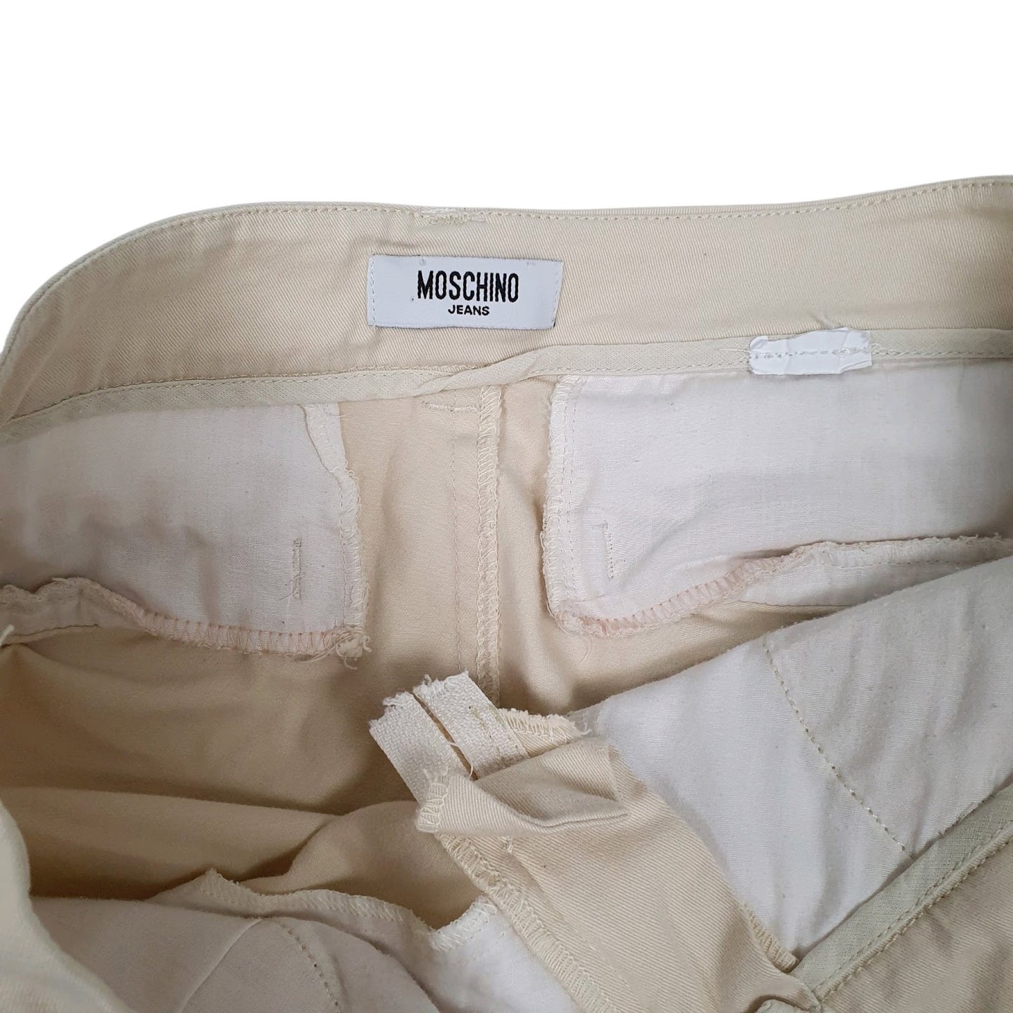 Womens Cream Moschino   Trousers