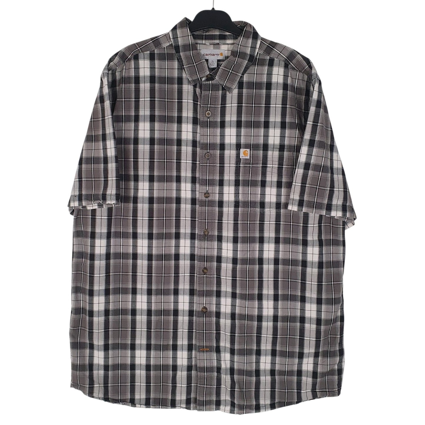 Mens Grey Carhartt  Short Sleeve Shirt