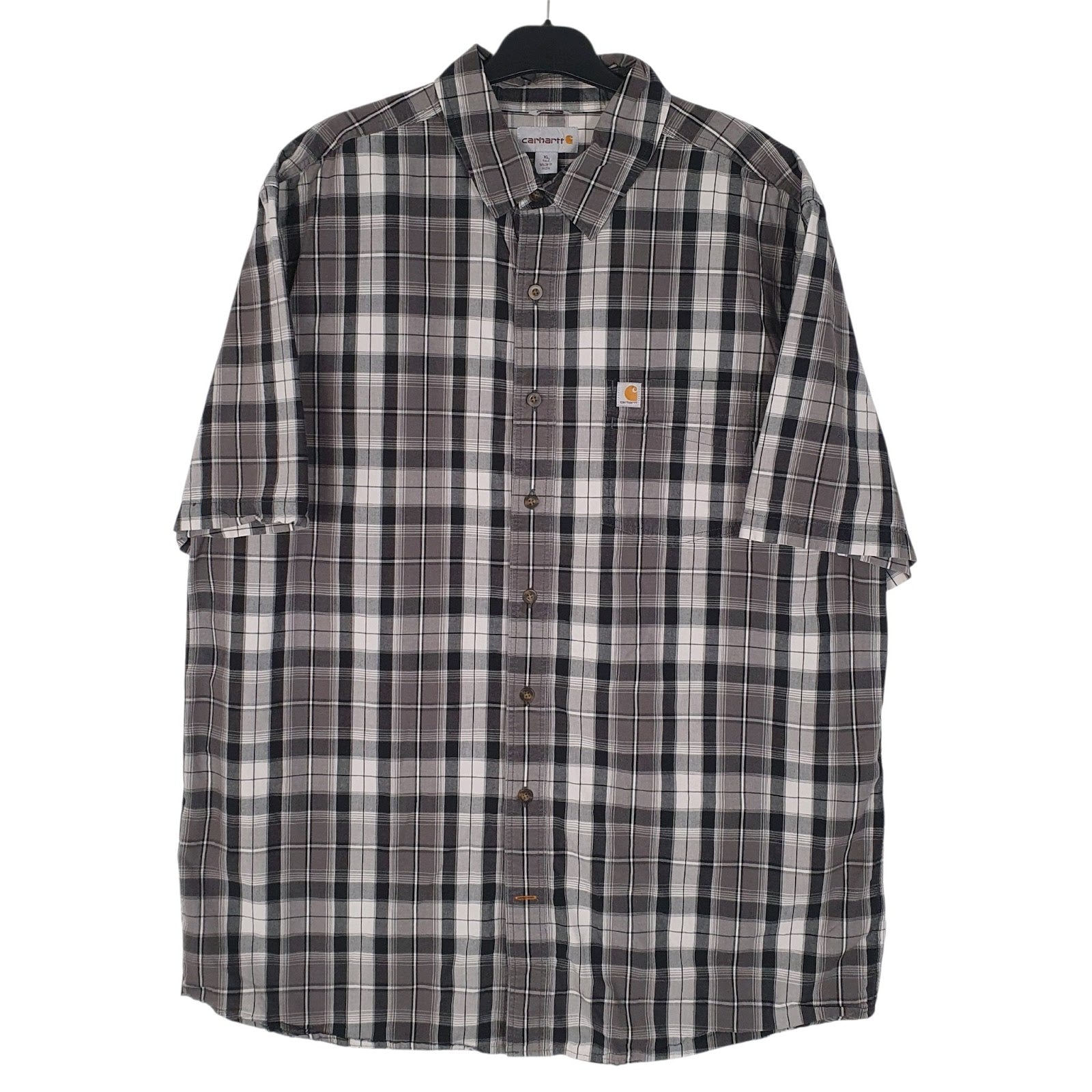 Mens Grey Carhartt  Short Sleeve Shirt