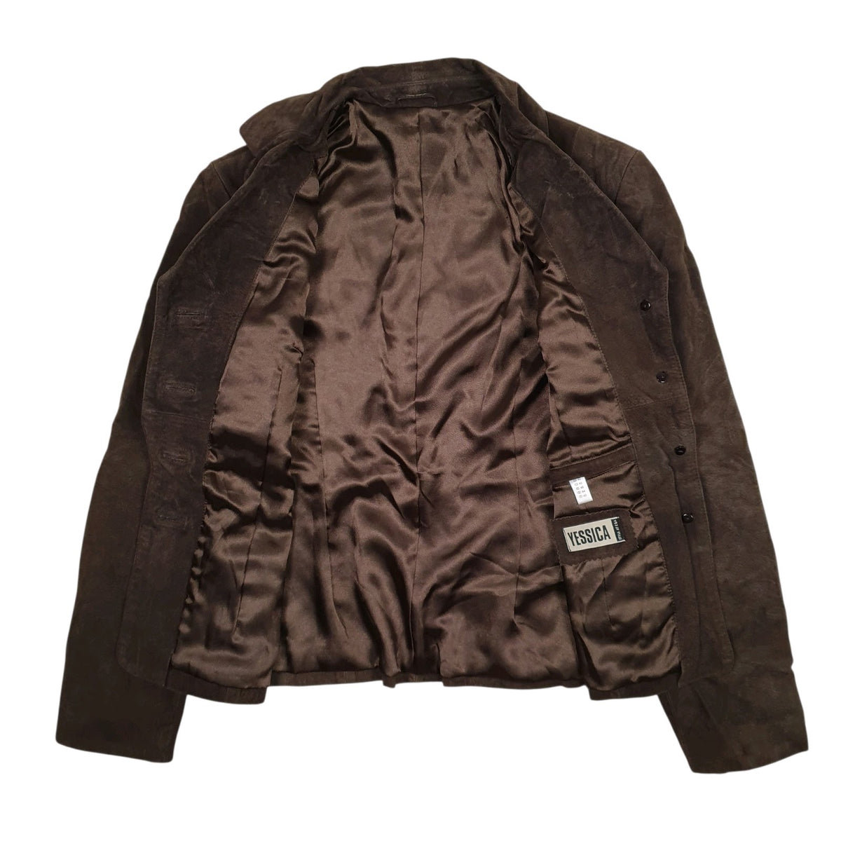 Womens Grey Yessica C&A Suede Blazer  Coat
