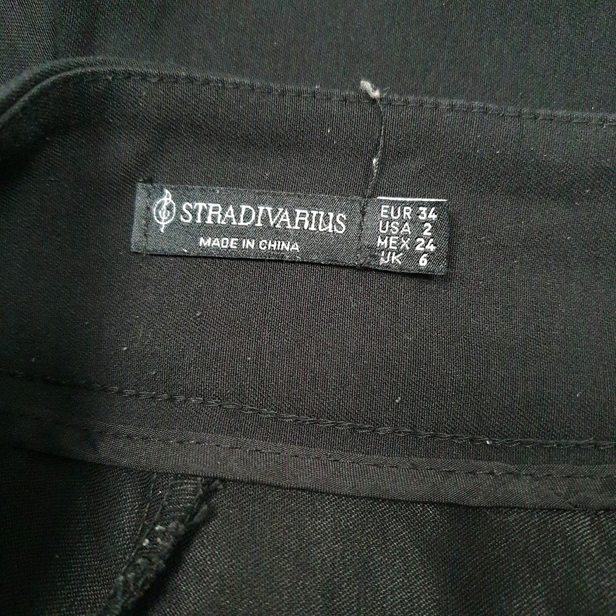Womens Black Stradivarius   Trousers