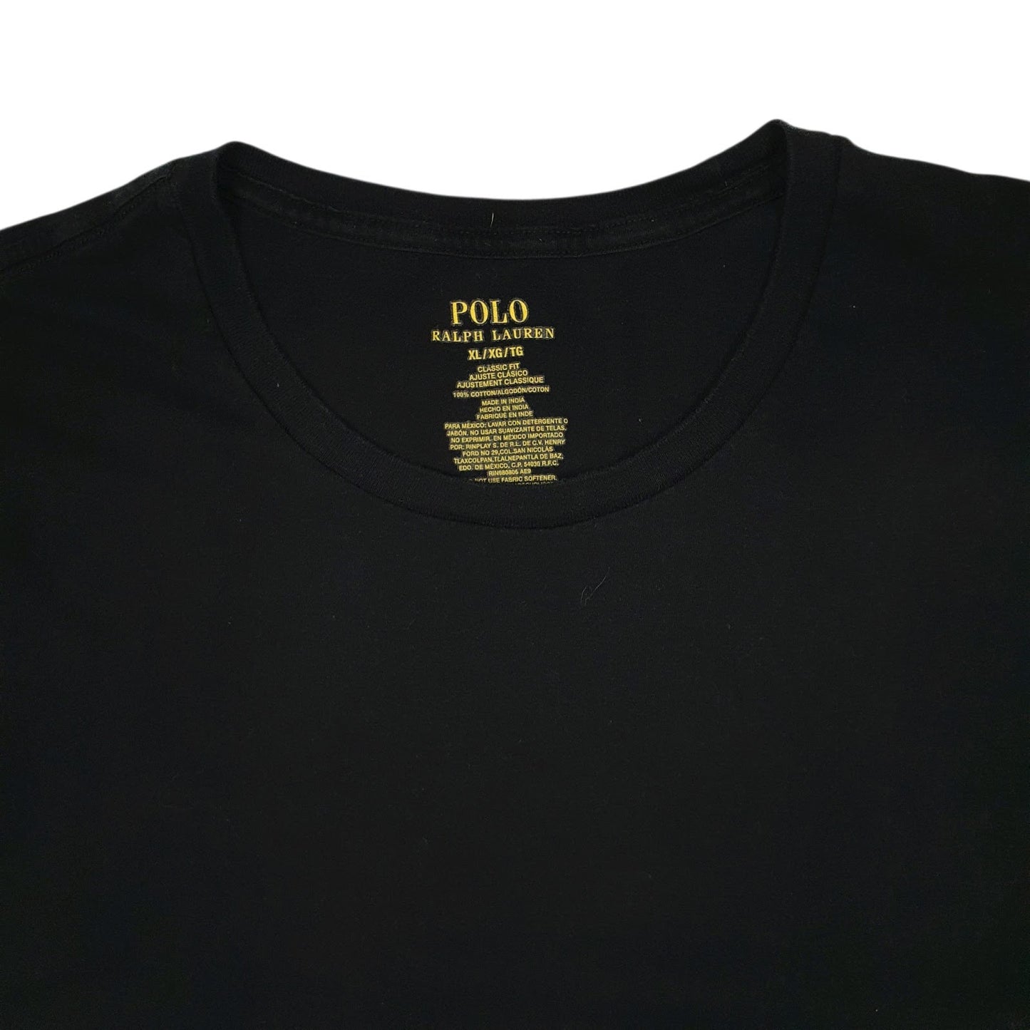 Mens Black Polo Ralph Lauren   T Shirt