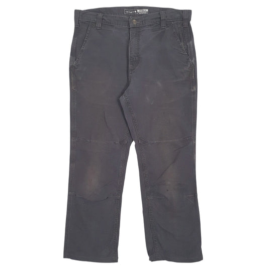 Mens Grey Carhartt Workwear Casual JeansW33 L23