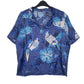 Womens Blue Unbranded  Short Sleeve Shirt