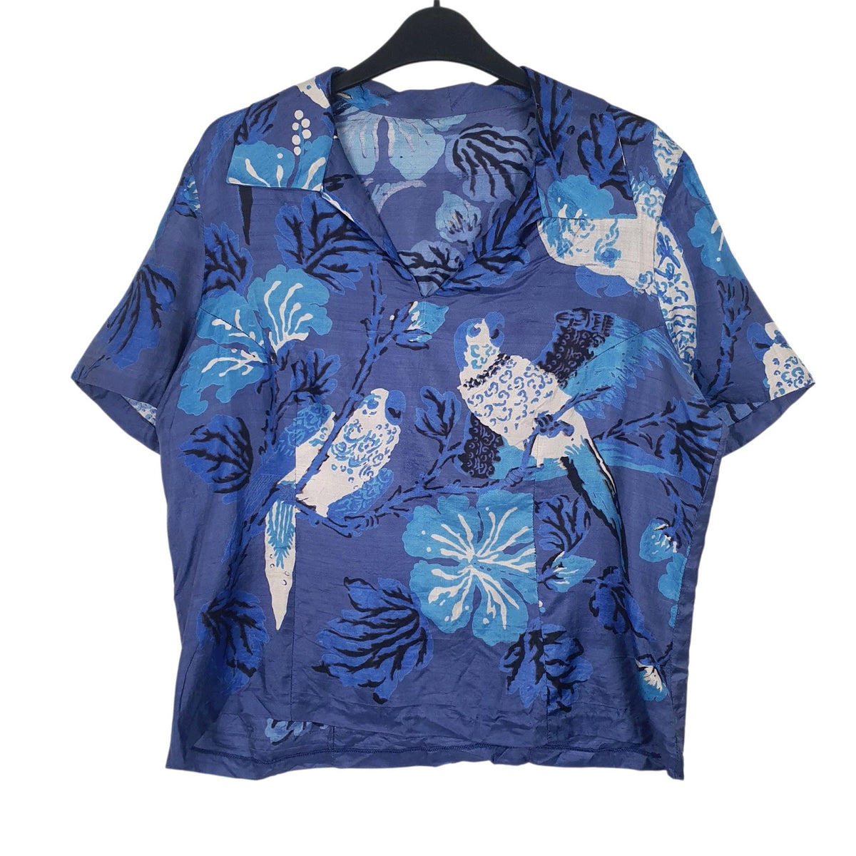Womens Blue Unbranded  Short Sleeve Shirt