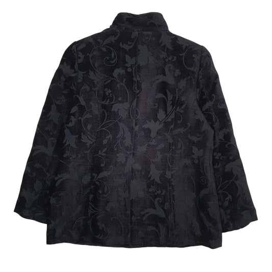 Womens Black Dash Formal  Coat