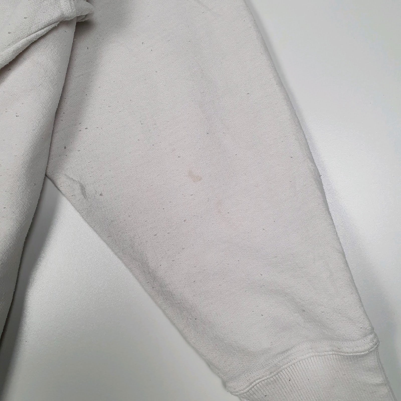 Mens White Champion  Crewneck Jumper
