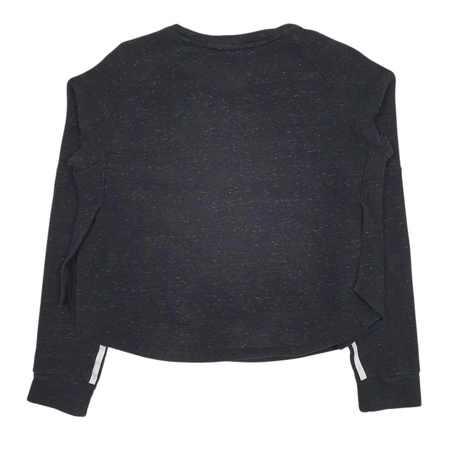 Womens Black Adidas  Crewneck Jumper