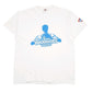 Mens White Fruit Of The Loom Warriors Whiteout Short Sleeve T Shirt