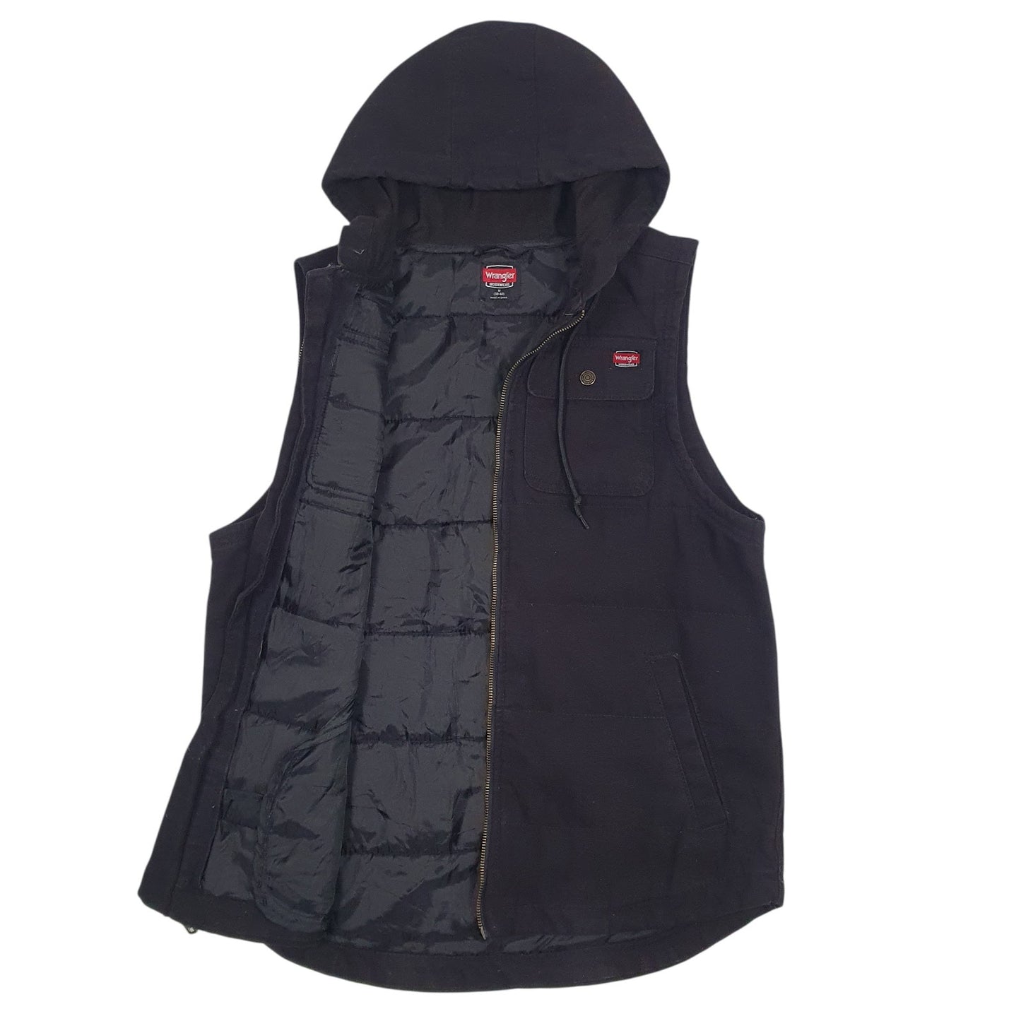 Mens Black Wrangler Workwear  Coat
