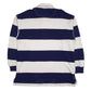 Womens White Aerie Rugby Crewneck Polo Shirt