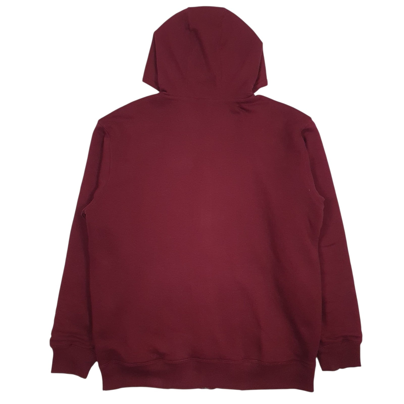Mens Burgundy Dickies Fleece Lined Full Zip Jumper