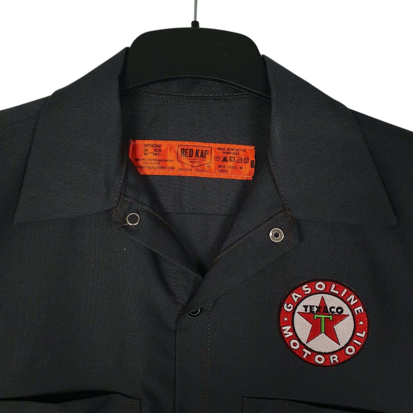 Mens Grey Red Kap Texaco Workwear  Shirt