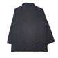 Mens Black Barbour Button Up  Coat