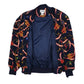 Womens Navy Alfred Dunner Vintage 90s Quarter Zip Coat