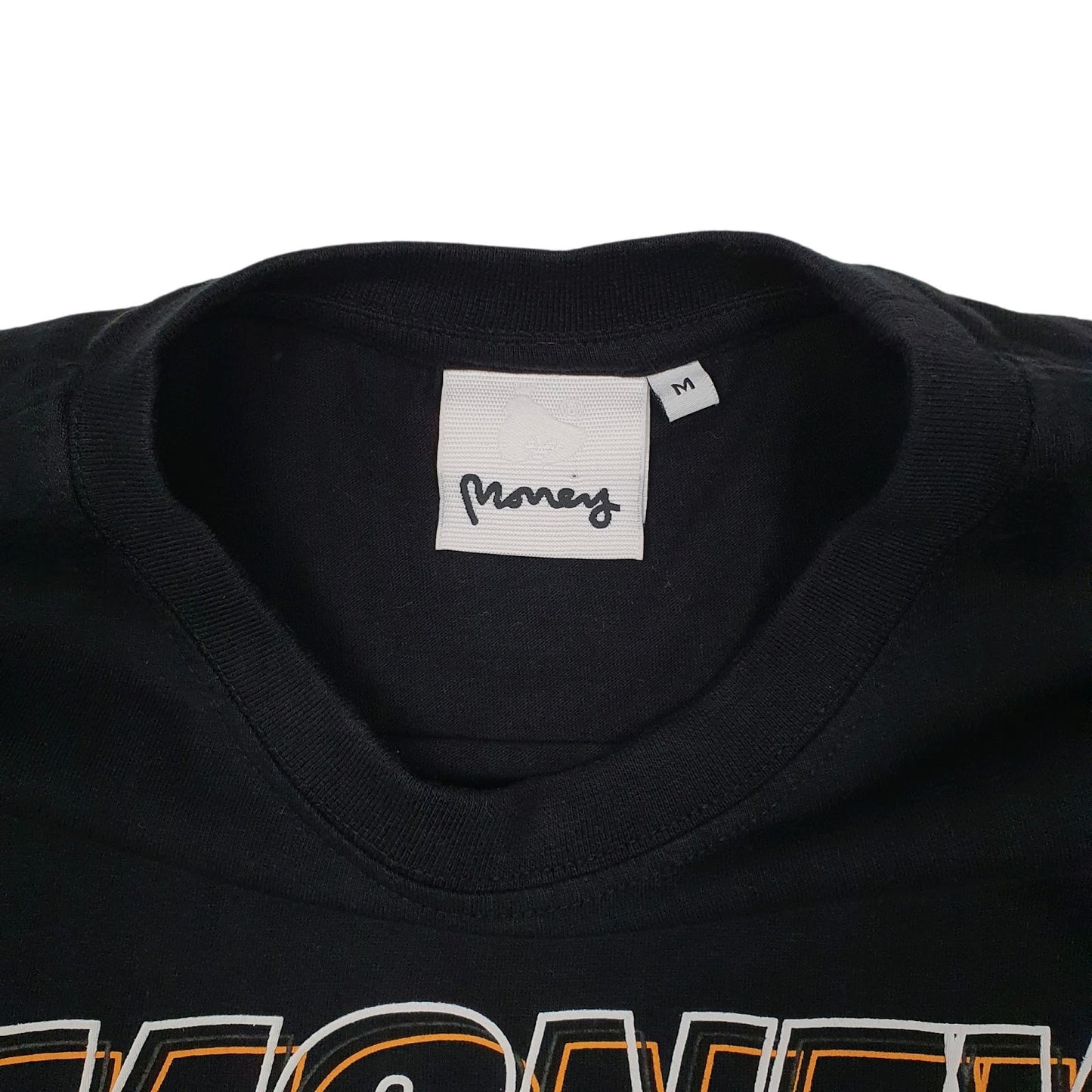 Mens Black Money   T Shirt