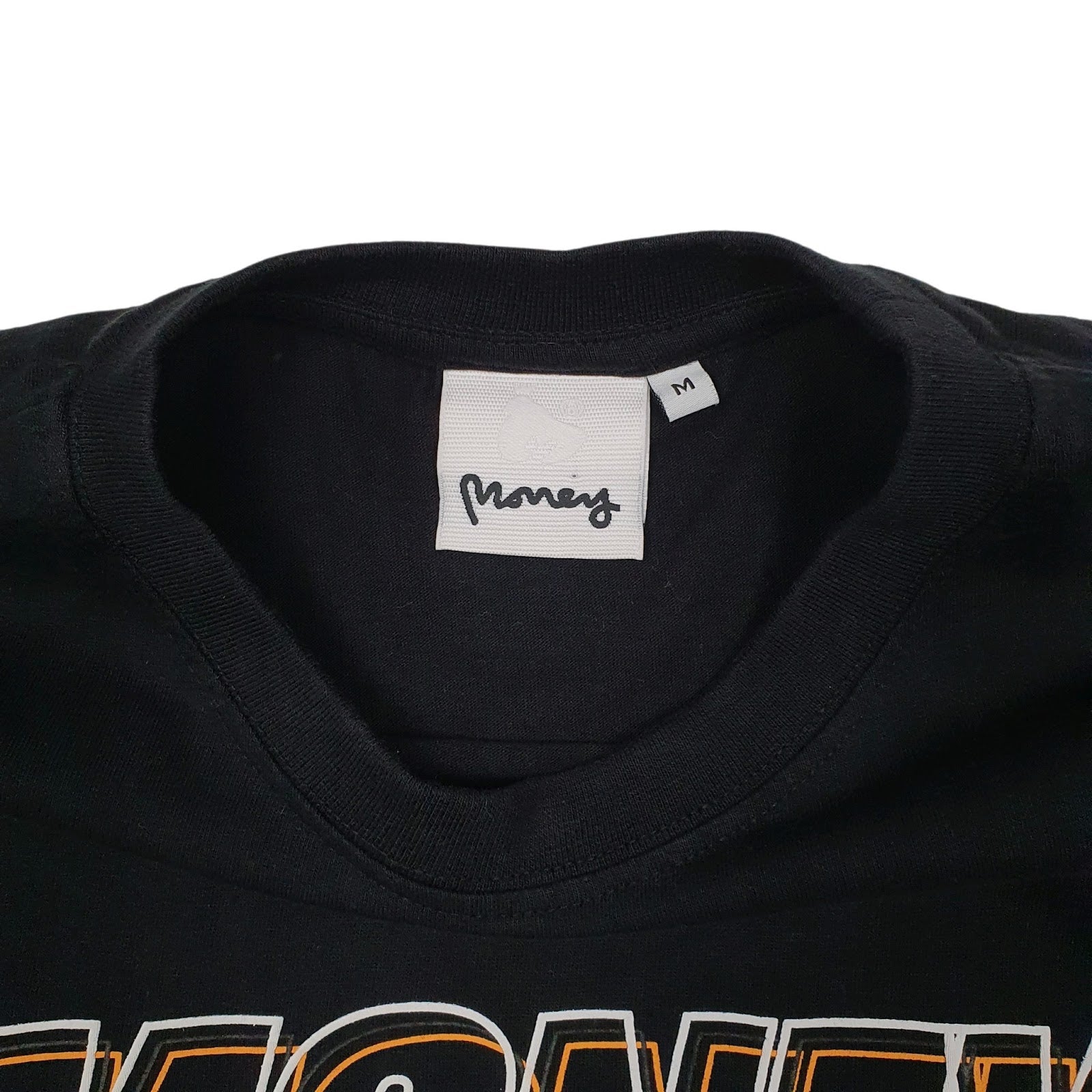 Mens Black Money   T Shirt