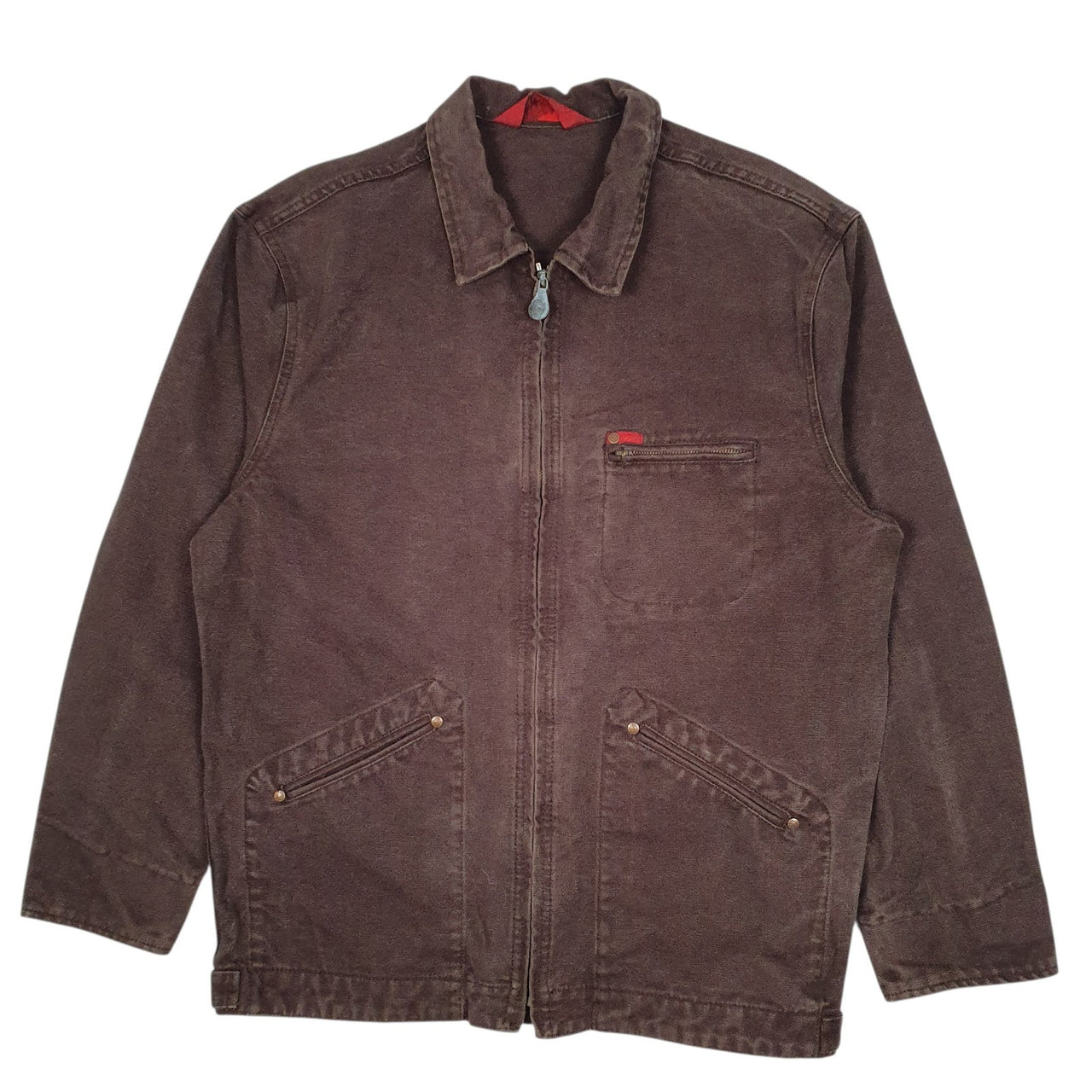 Mens Brown Lee Cooper Vintage 1980s Chore Workwear  Coat