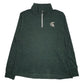 Womens Green Champion  Quarter Zip Jumper