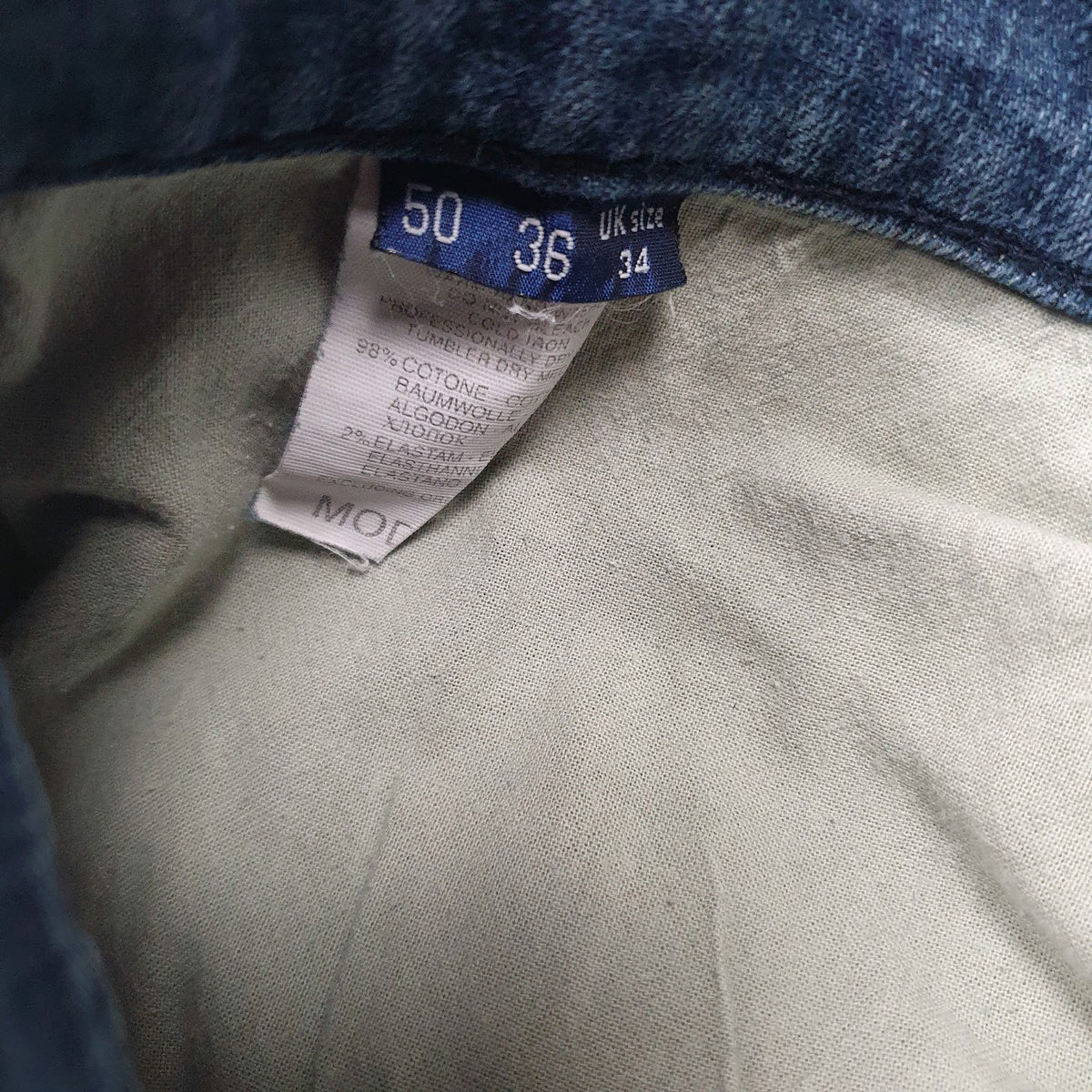 Mens Blue Trussardi   Jeans