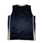 Mens Navy Cheetah Sports Vest  T Shirt