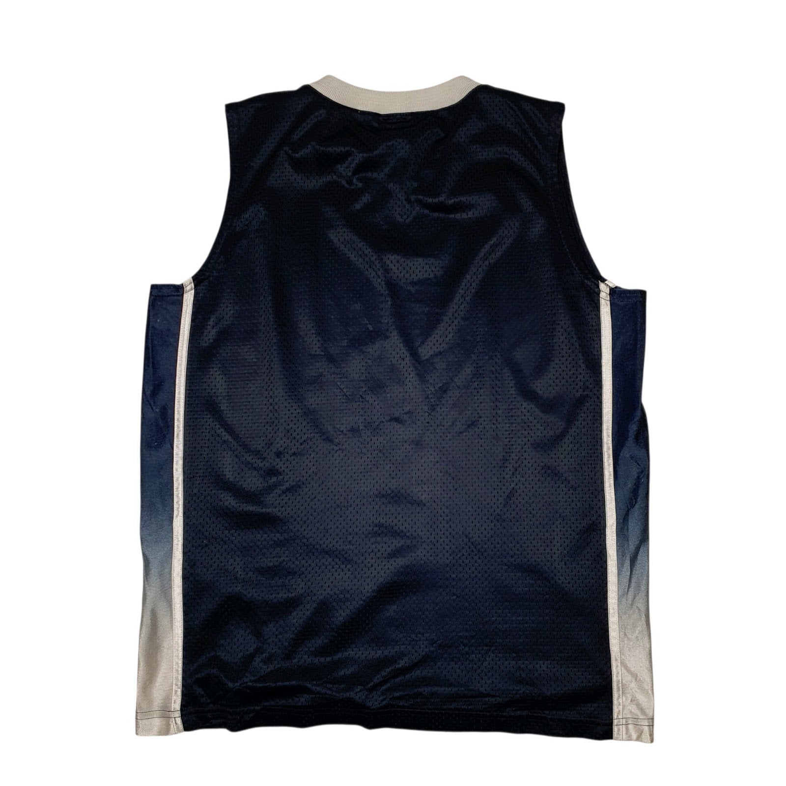 Mens Navy Cheetah Sports Vest  T Shirt