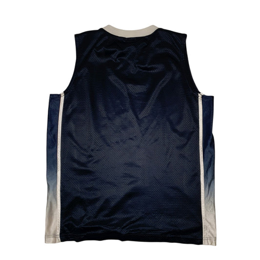 Mens Navy Cheetah Sports Vest  T Shirt