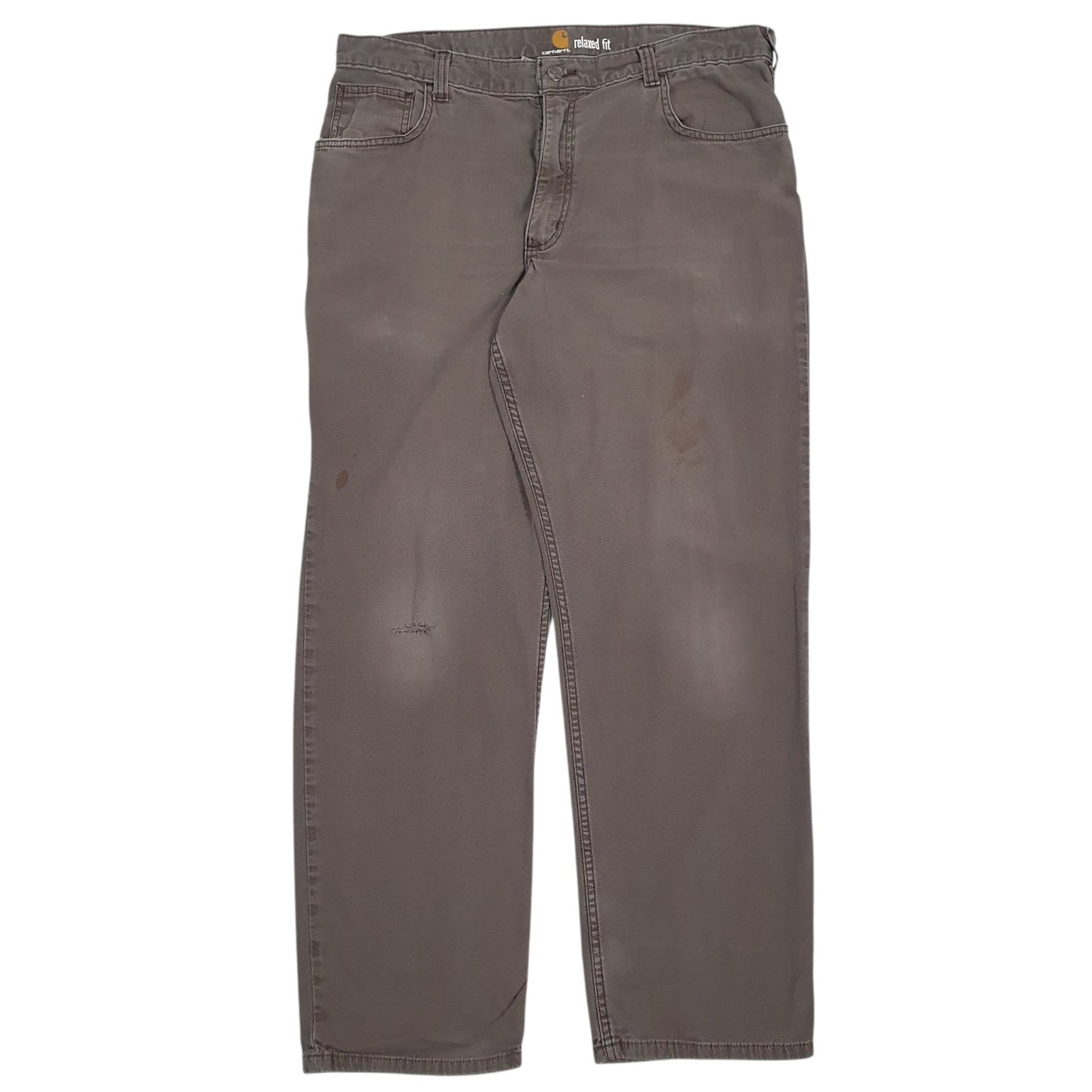 Mens Brown Carhartt  102517-909 JeansW38 L32