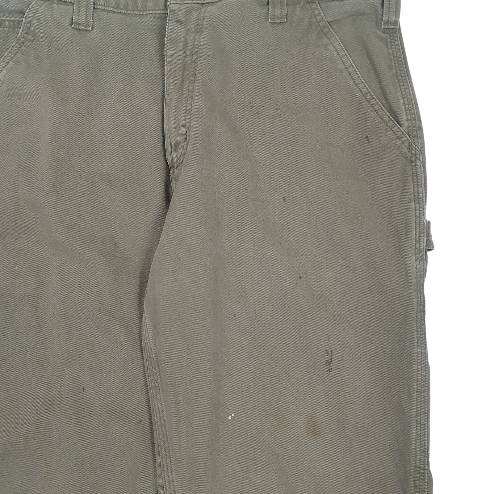 Mens Green Carhartt B324 ARG  Trousers