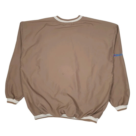 Mens Brown Lee Vintage 90s Made In USA Pullover  Coat