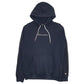 Mens Navy Champion Spellout Hoodie Jumper