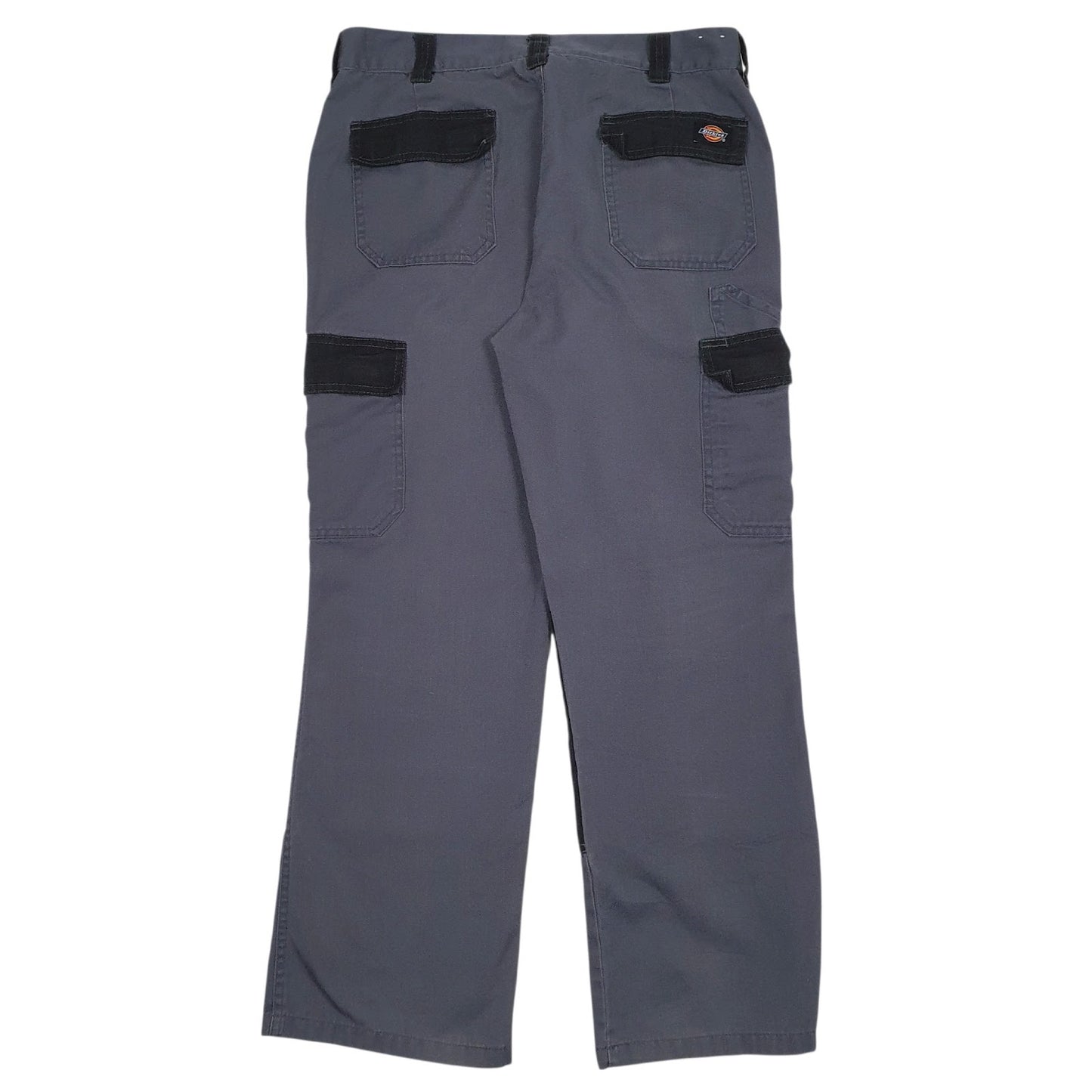 Mens Grey Dickies Workwear Double Knees  Trousers