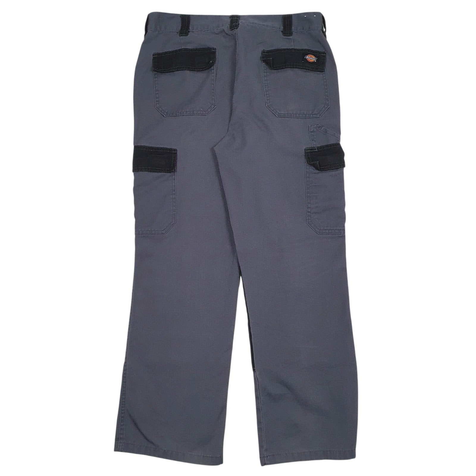 Mens Grey Dickies Workwear Double Knees  Trousers