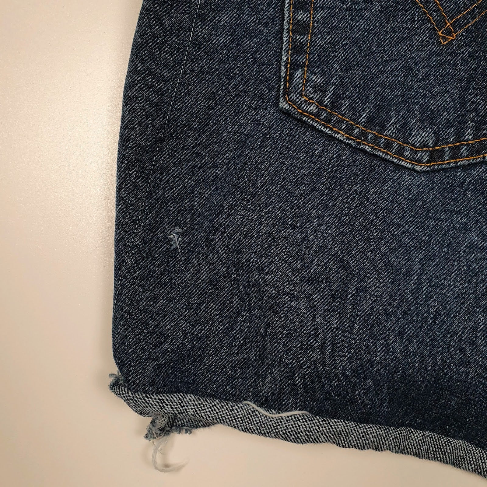 Womens Blue Levis Vintage 90s 556 Guys Fit UK 16  Shorts