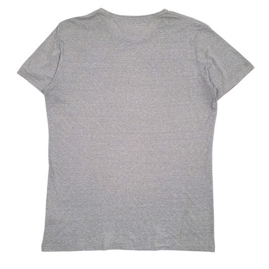 Mens Grey Tommy Hilfiger Spellout  T Shirt