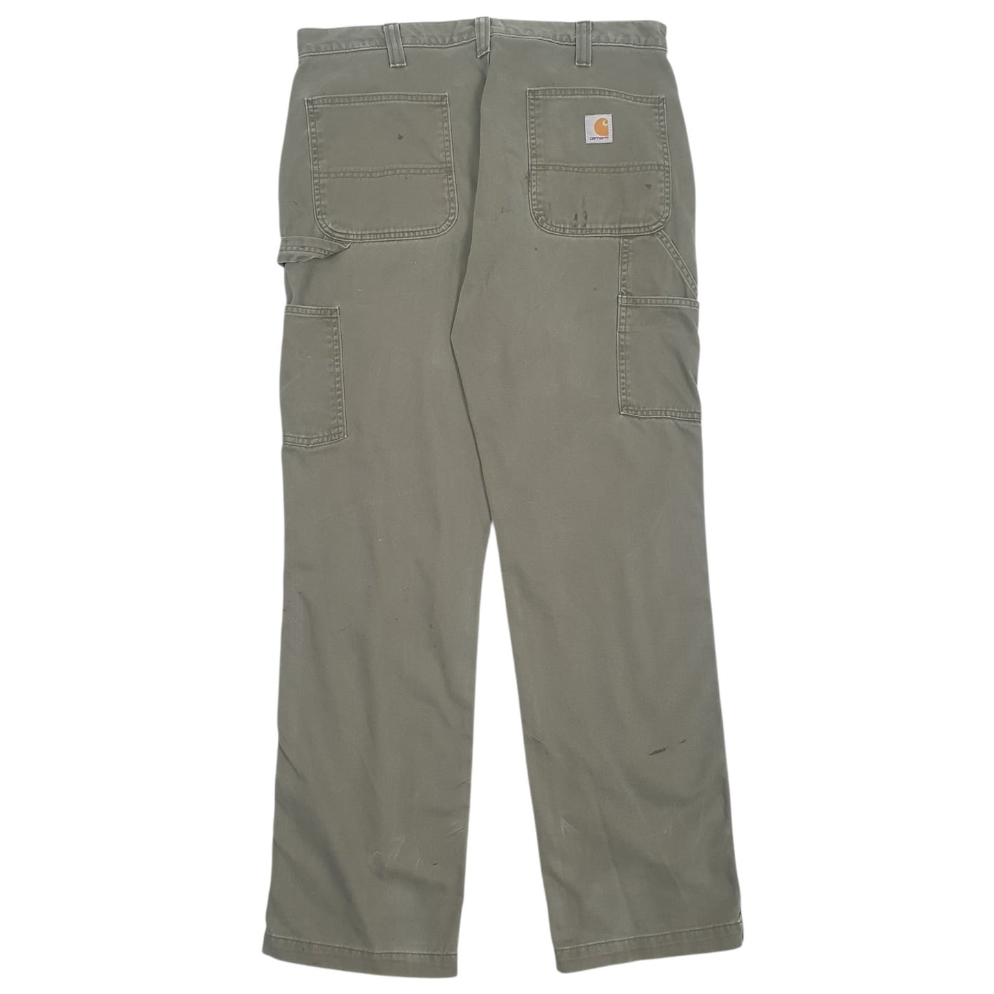 Mens Green Carhartt B324 ARG  Trousers
