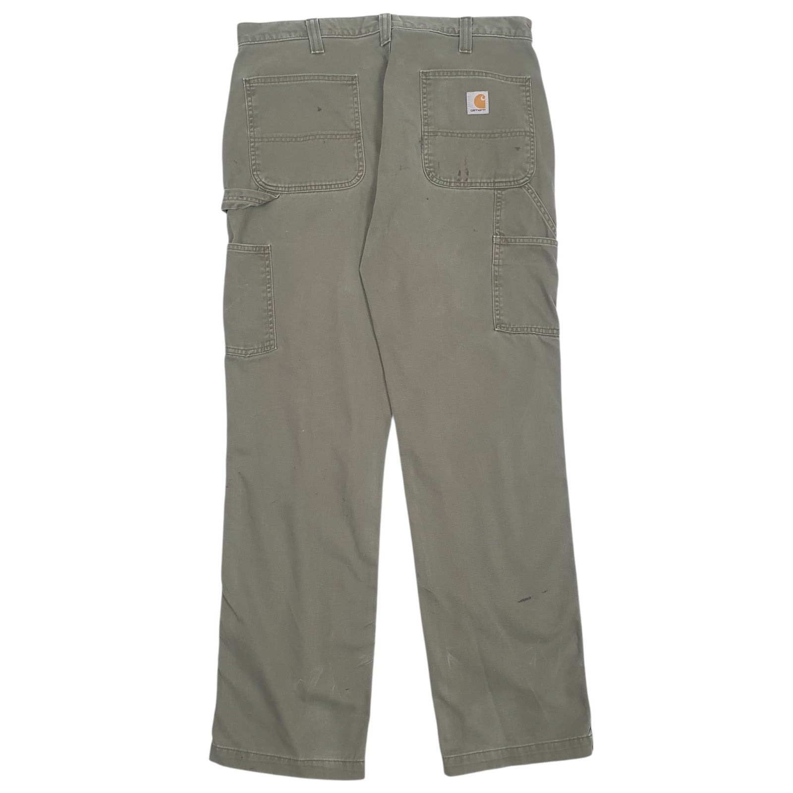 Mens Green Carhartt B324 ARG  Trousers