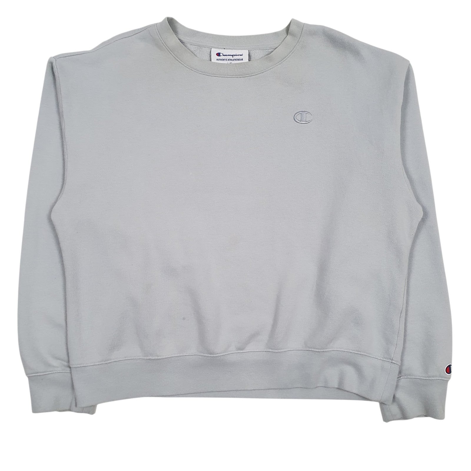 Womens Blue Champion  Crewneck Jumper