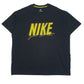 Mens Black Nike Spellout Loose Short Sleeve T Shirt