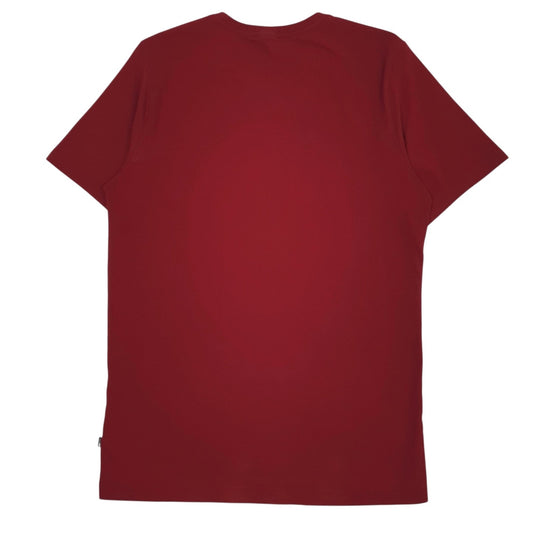 Mens Red Puma Spellout  T Shirt