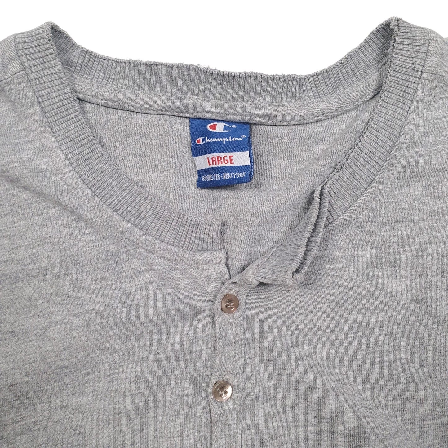 Mens Grey Champion   Polo Shirt