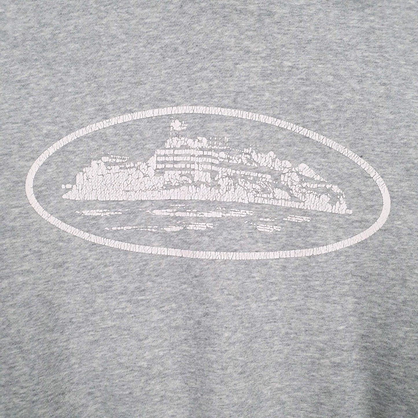 Mens Grey Cortez  Hoodie Jumper