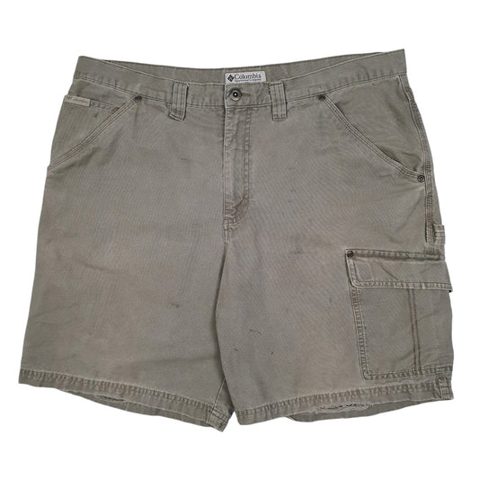 Mens Grey Columbia Sportswear Company  Cargo Shorts