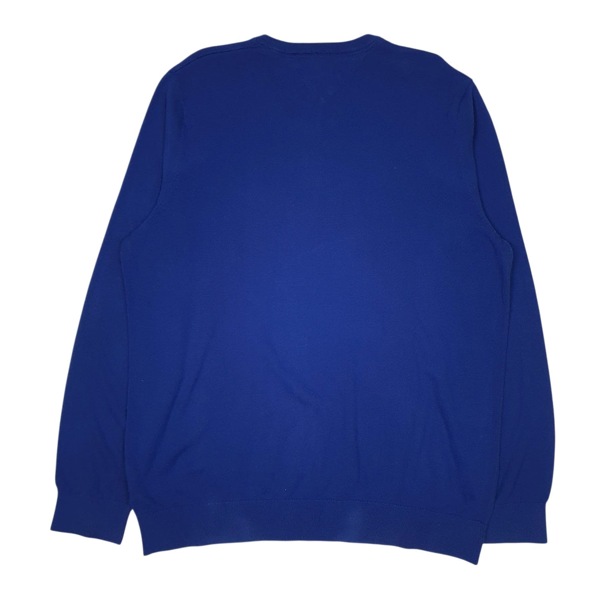Mens Blue Tommy Hilfiger  V Neck Jumper