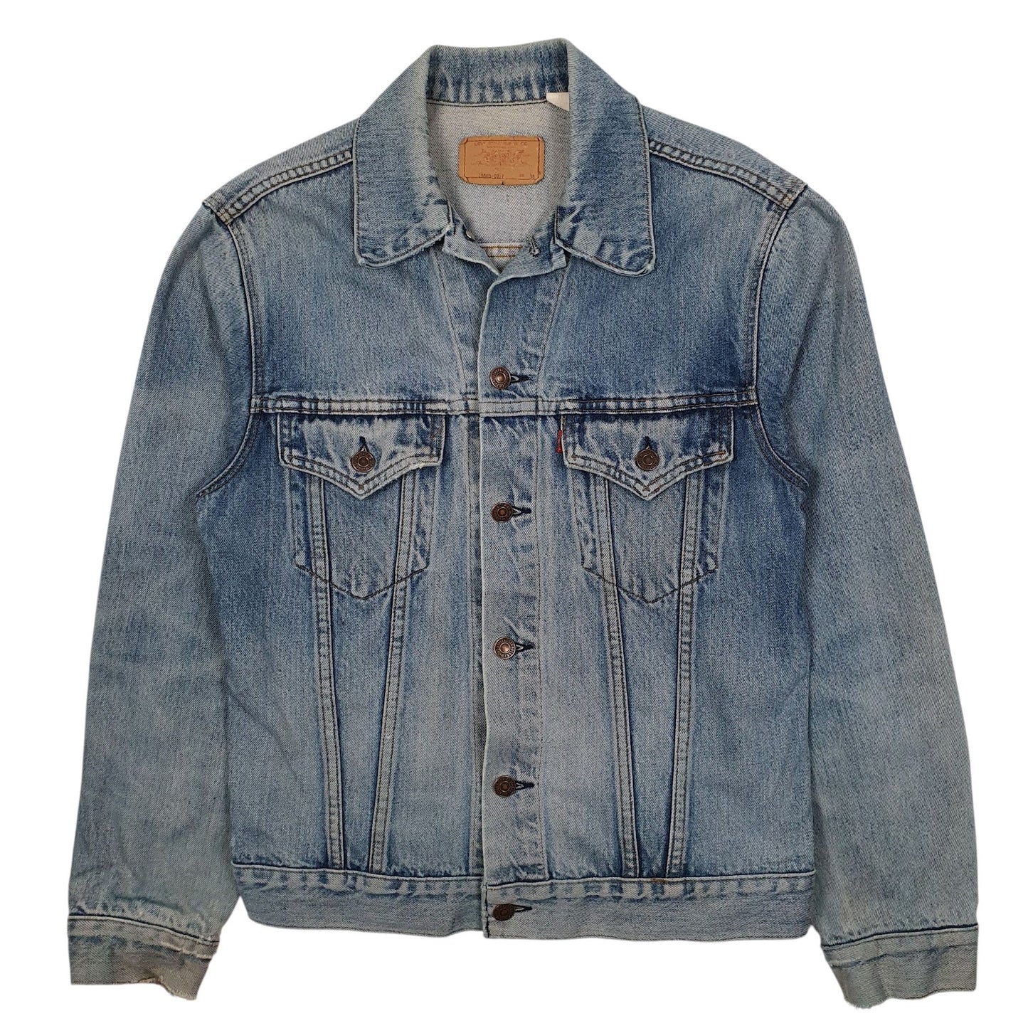 Mens Blue Levis Type 3 Trucker Vintage 1980s 75505  Coat