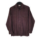 Mens Burgundy Rocky Ford Vintage 90s Plaid Flannel Long Sleeve Shirt