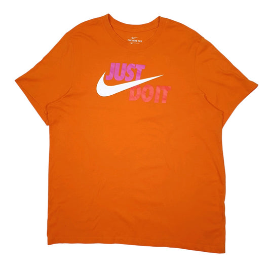 Mens Orange Nike  Short Sleeve T Shirt